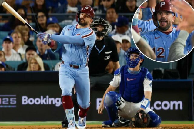 Kyle Schwarber explode com uma noite de dois home run enquanto Phillies derrota os Dodgers para permanecer vivo

