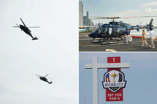 Legisladores e residentes exigem proibição de helicópteros depois que voos implacáveis ​​de US$ 1.275 por assento para a Ryder Cup atormentam o Brooklyn

