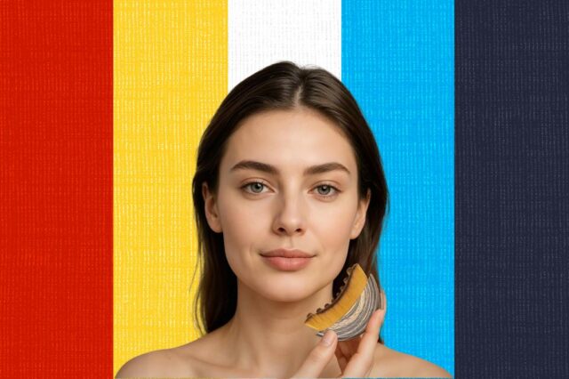 pincel de contorno facial