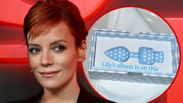 Lily Allen distribui plugues anais para comemorar novo álbum na plug anal de lily allen