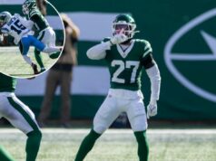 Malachi Moore dos Jets quer manter o veterinário Joe Flacco sob controle Malachi Moore, nº 27 do New York Jets, rebate depois de enfrentar Jimmy Horn Jr. nº 15 do Carolina Panthers, interrompendo uma finalização durante o 2º quarto no MetLife Stadium, domingo, 19 de outubro de 2025, em East Rutherford, NJ.