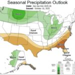 Mapa da NOAA revela o clima dos meses de inverno para cada estado