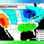 Mapa de La Niña revela projeção de queda de neve para todos os estados nestes meses de inverno