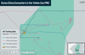 Mapa mostra impasse entre China e aliado dos EUA em águas disputadas Mapa mostra impasse entre China e aliado dos EUA em águas disputadas