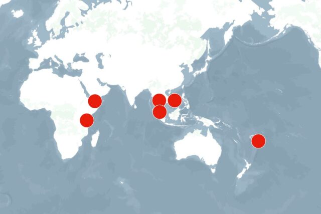 Mapa revela como chegar à Marinha Chinesa no exterior 

