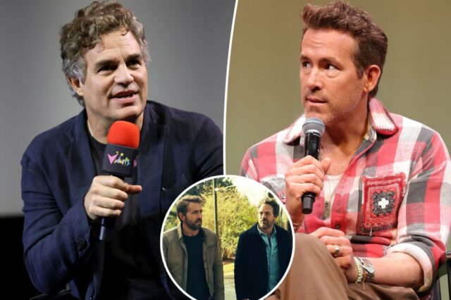 Mark Ruffalo diz que ‘sonharia’ em dar um soco na cara de Ryan Reynolds durante este projeto

