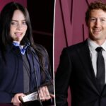 Mark Zuckerberg reage estranhamente quando Billie Eilish chama bilionários por riqueza extrema