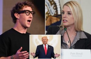 Mark Zuckerberg se encontrou secretamente com AG Pam Bondi para obter conselhos sobre como ‘falar efetivamente’ com Trump, afirma novo livro Mark Zuckerberg se encontrou secretamente com AG Pam Bondi para obter conselhos sobre como ‘falar efetivamente’ com Trump, afirma novo livro
