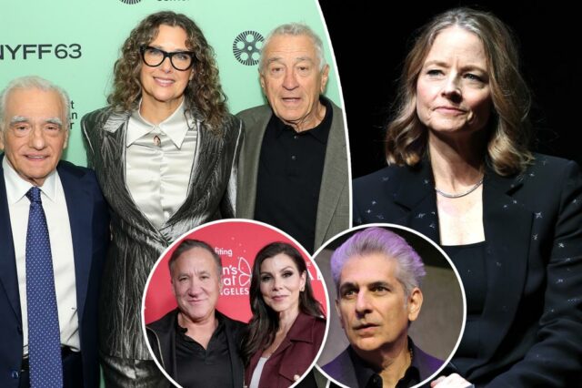Martin Scorsese comemorado por A-Listers como De Niro no Polo Bar-mas a estrela da realidade é um programa para uma lanchonete

