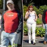 Matt LeBlanc e sua filha Marina, 21, fazem raros passeios em família na Califórnia