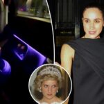 Meghan Markle coloca os pés para cima no vídeo 'insensível' perto do site da princesa Diana's Crash