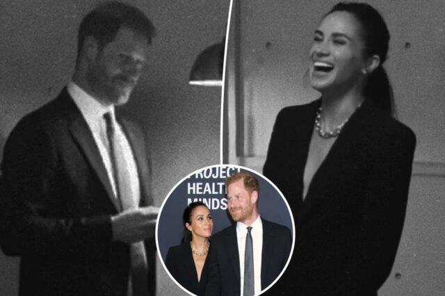 Meghan Markle compartilha momento íntimo nos bastidores com o Príncipe Harry na gala de Nova York: 'Sempre me faz rir'

