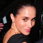 Meghan Markle, duquesa de Sussex participa do show Balenciaga Womenwear Spring/Summer 2026 como parte da Paris Fashion Week em 04 de outubro de 2025 em Paris, França.