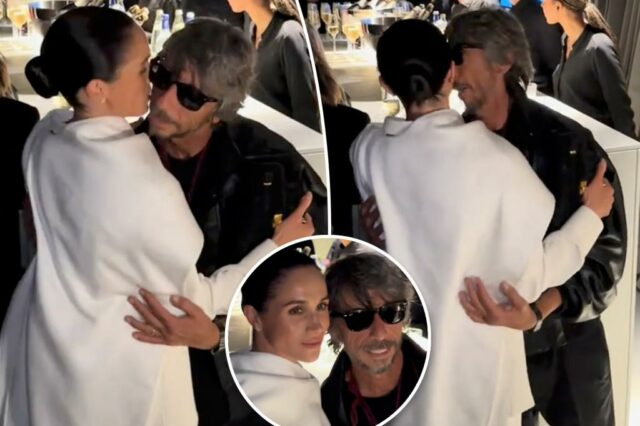 Meghan Markle tem um momento 'estranho' com o diretor de Balenciaga na Paris Fashion Week: 'Eles quase beijaram'

