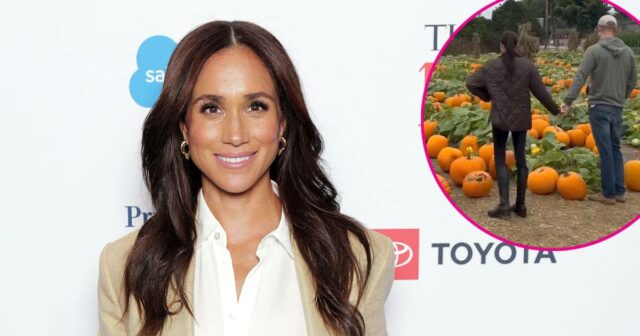 Meghan Markle usa roupa 1600 no passeio familiar de abóbora 2