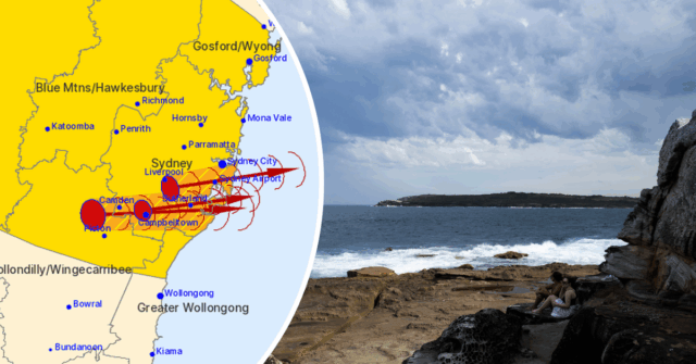 Um alerta de tempestade severa para Sydney em 17 de outubro.