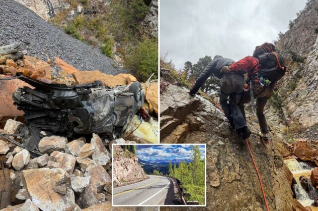 Motorista sobrevive milagrosamente ao cair 300 pés da rodovia do Colorado: 'Hora de comprar um bilhete de loteria'

