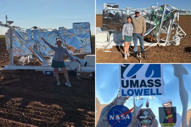 Mulher do Texas surpresa quando pedaço perdido de equipamento da NASA pousa em sua fazenda: ‘É meio surreal’

