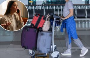 Mulher egoísta faz o impensável após deixar bagagem com excesso de peso com amiga Mulher egoísta faz o impensável após deixar bagagem com excesso de peso com amiga