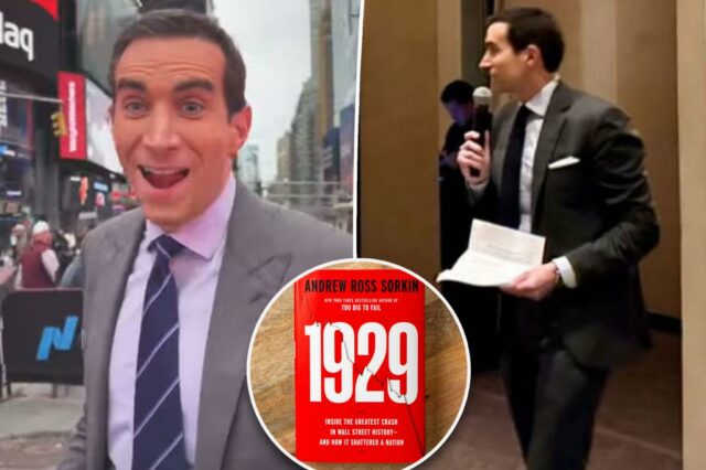 Multidão poderosa, incluindo Dimon, Bloomberg, Ackman e Martha na festa do Waldorf-Astoria para o novo livro de Andrew Ross Sorkin, '1929'

