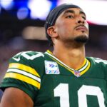 Jordan Love #10 of the Green Bay Packers