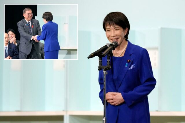 Nacionalista Sanae Takaichi deve ser a primeira primeira -ministra do Japão

