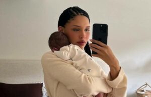 Nara Smith responde relativamente aos relatos de que ela usou uma barriga de aluguel para a criança nº 4 GettyImages-2202616209-Influencers-Nara-and-Lucky-Blue-Smith-Welcome-4th-Baby-Together