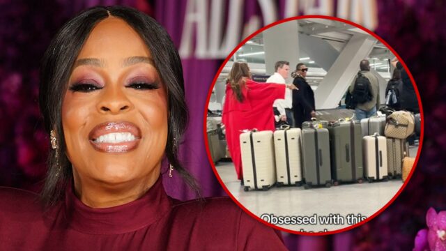 Niecy Nash Shot reunindo 10 malas de viagem no terminal Niecy Nash bagagem getty 1