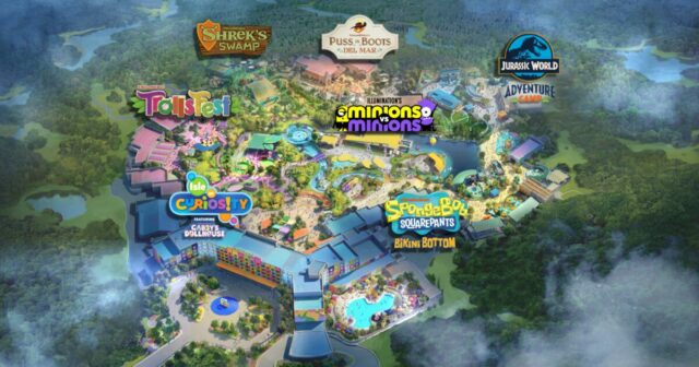 Novo parque de diversões Universal para crianças mais novas proclama terras para ‘Minions’, ‘Shrek’, ‘Bob Esponja’ e muito mais 

