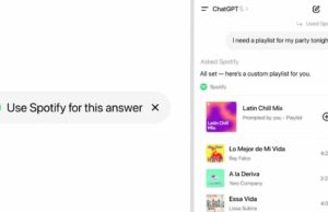 O ChatGPT pode atualmente se conectar com várias aplicações, consistindo em Spotify, Canva e Figma O ChatGPT pode atualmente se conectar com várias aplicações, consistindo em Spotify, Canva e Figma