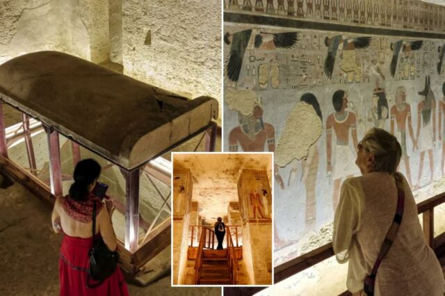 O Egito reabre a tumba maciça do Faraó Amenhotep III após mais de 20 anos de reforma

