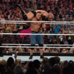 john cena and the rock at wrestlemania xxviii match