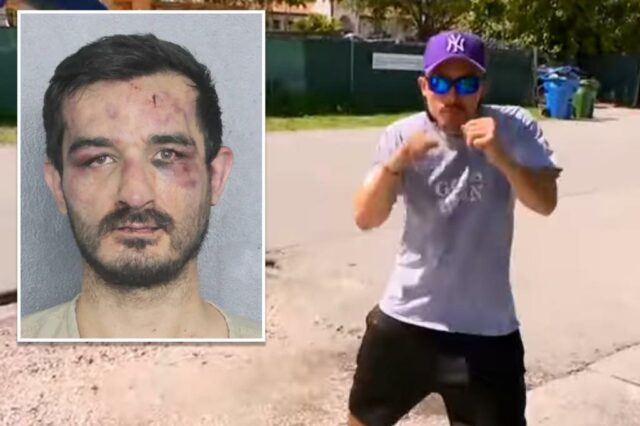 O MMA Fighter bate na Florida Home Intruder Black and Blue para proteger o sobrinho adolescente: 'Just Deus e minhas mãos'

