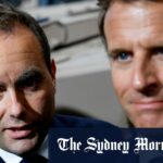 Sebastien Lecornu (à esquerda) é um aliado próximo do presidente francês Emmanuel Macron.