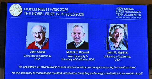 O Prêmio Nobel de Física vai para três cientistas cujo trabalho

