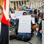 O Reino Unido adverte o grupo de protesto palestino a se afastar após o ataque da sinagoga: 'Respeite a dor dos judeus britânicos'