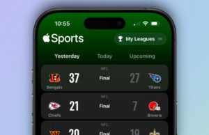 O aplicativo Sports da Apple acaba de melhorar para os fãs da NFL e do futebol universitário Esportes da Apple
