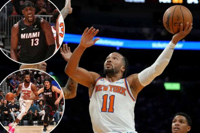 O ataque anêmico dos Knicks fora de Jalen Brunson lhes O ataque anêmico dos Knicks fora de Jalen Brunson lhes dá a primeira derrota da temporada para o Heat