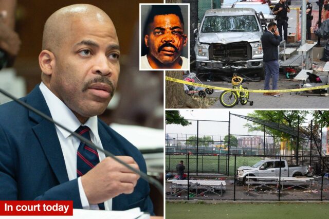 O bêbado de Manhattan que matou quatro pessoas em um acidente no parque em 4 de julho só foi detido por corpos sob suas rodas: promotores

