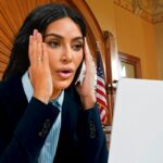 Kim Kardashian foi reprovado no exame Getty Comp
