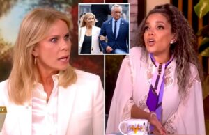 O co-apresentador de ‘The View’, Sunny Hostin, critica o ‘menos qualificado’ RFK Jr. durante uma entrevista polêmica com a esposa Cherly Hines: ‘Muito perigoso’ O co-apresentador de 'The View', Sunny Hostin, critica o 'menos qualificado' RFK Jr. durante uma entrevista polêmica com a esposa Cherly Hines: 'Muito perigoso'