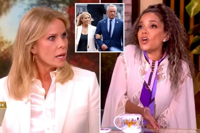 O co-apresentador de 'The View', Sunny Hostin, critica o 'menos qualificado' RFK Jr. durante uma entrevista polêmica com a esposa Cherly Hines: 'Muito perigoso'

