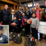 O comissário da NFL, Roger Goodell, distribui bolsas de estudo para filhos do policial assassinado da NYPD, Didarul Islam: 'Herói para nós'