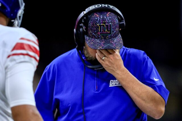 Head coach Brian Daboll of the New York Giants