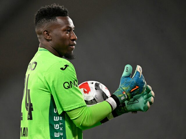 Andre Onana no gol para Trabzonspor