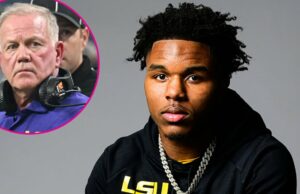 O ex-amante do pai de Kyren Lacy, LSU Train, realmente não ligou após a fatalidade da criança O pai de Kyren Lacy comemora a demissão de Brian Kelly afirma que o ex-técnico da LSU não ligou após a morte do filho GettyImages 2169817432