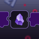 Duas cabeças animadas com notas e mapas neurais dentro, cercadas pelo logotipo Obsidian