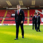 James Scanlon jogando pelo Manchester United Sub-21 contra o Lincoln City