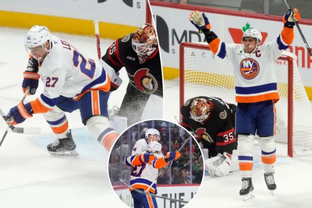 O gol tardio de Anders Lee eleva os Islanders sobre os Senators para uma vitória de retorno selvagem

