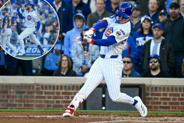 O golpe de Pete Crow-Armstrong mantém a temporada dos Cubs viva com a vitória no jogo 3 sobre os Brewers

